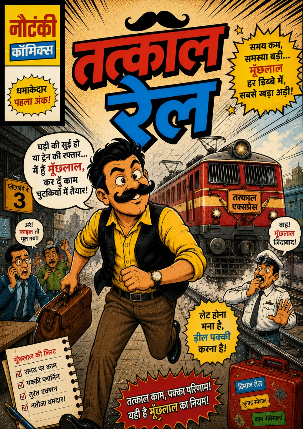 अंक 2 का कवर — तत्काल रेल